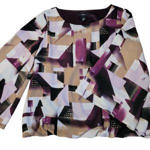 Womens Alfani long sleeve Blouse size 16